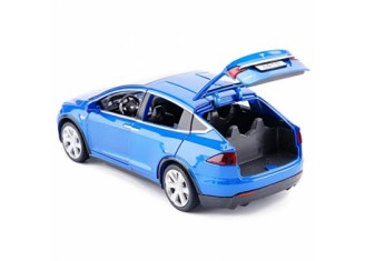 Tesla Model X Bleu - photo 6