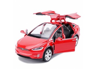 Tesla Model X Rouge